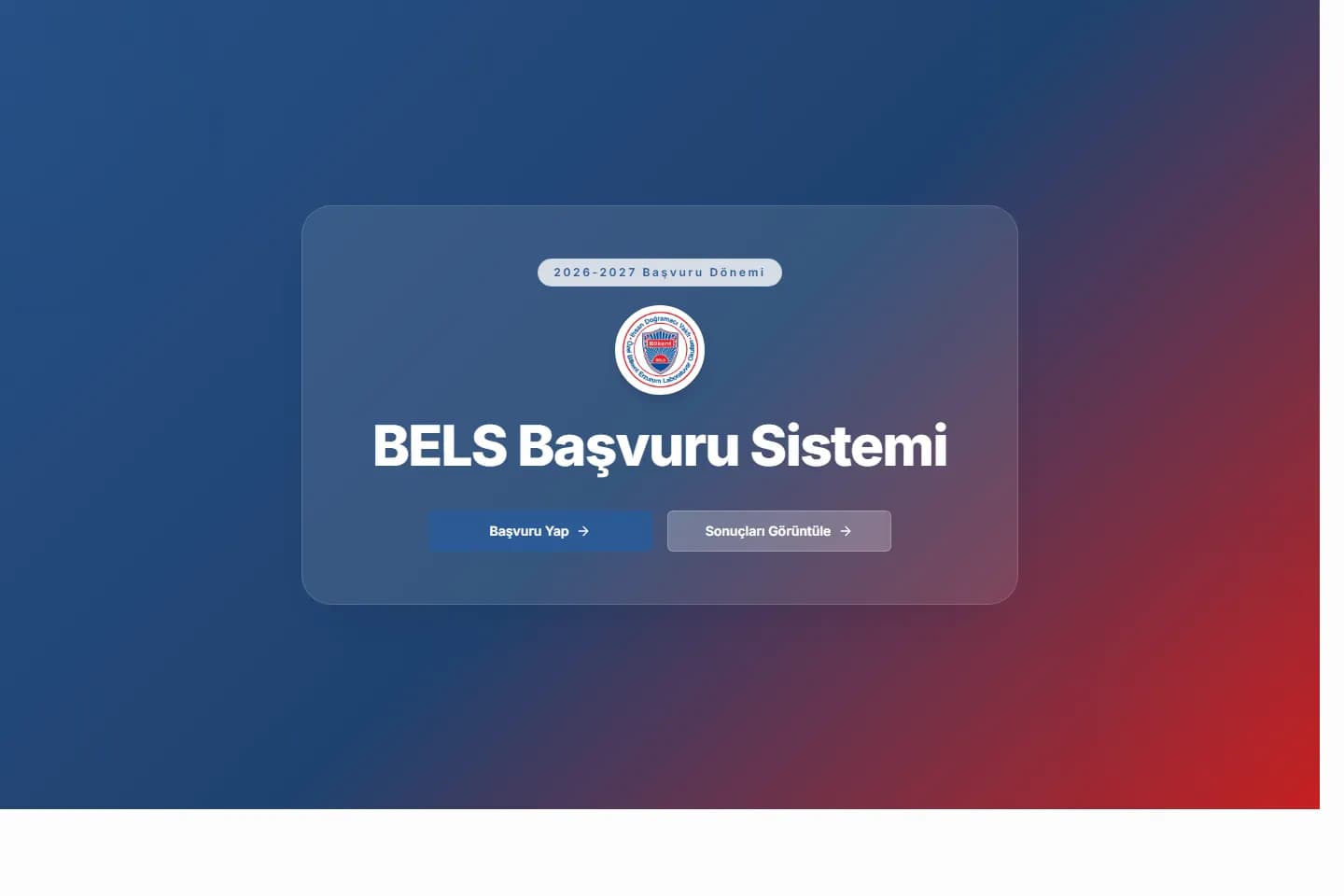BELS Digital Application System cover image